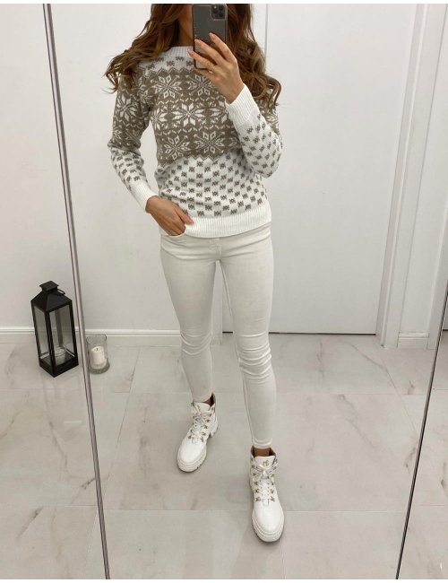 Sweter Świąteczny Snowflake