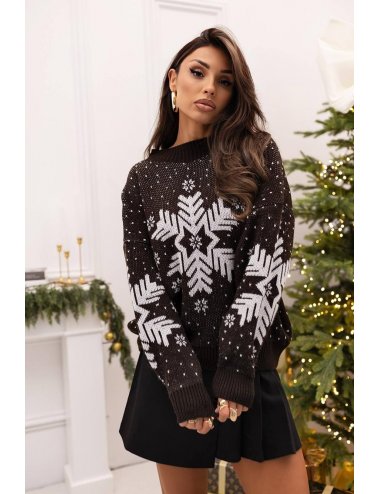Sweter Świąteczny Śnieżynka...