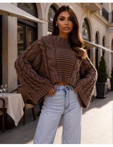 Sweter Damski Tanya Brązowy