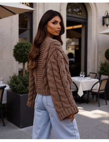 Sweter Damski Tanya Brązowy