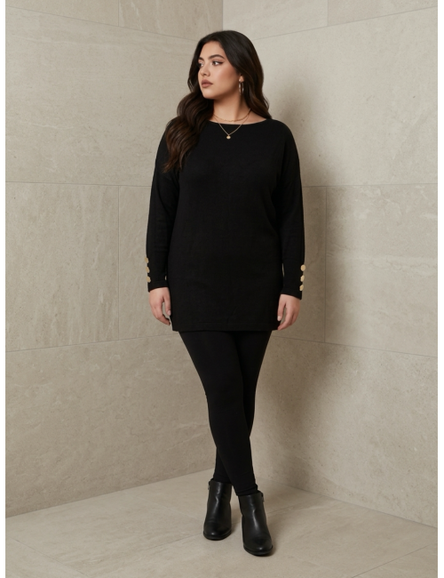 Tunika Elegance Guziki Ozdobne