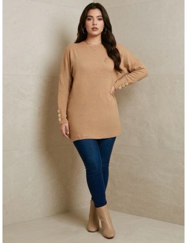 Tunika Elegance Guziki Ozdobne