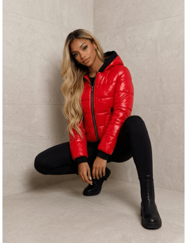 Kurtka Lamu Red z Kapturem