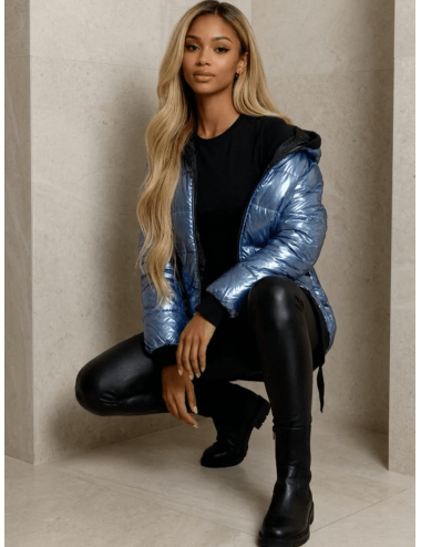 Kurtka LAMU Blue Pikowana z...