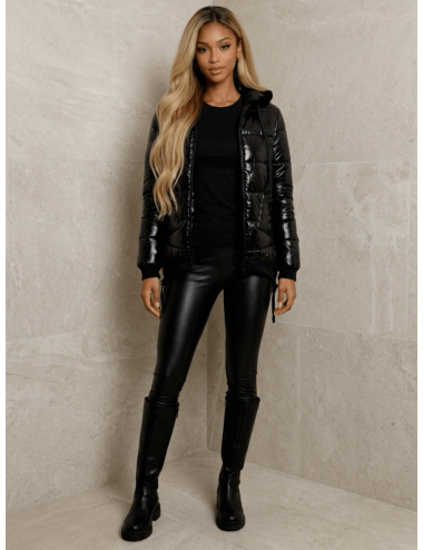 Kurtka Lamu Black z Kapturem