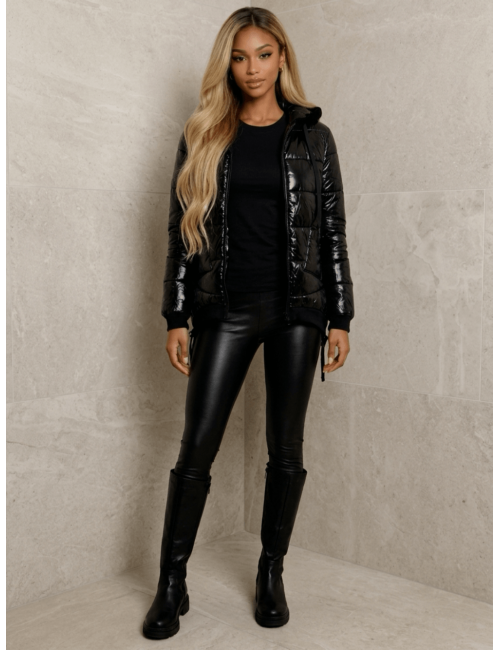 Kurtka Lamu Black z Kapturem